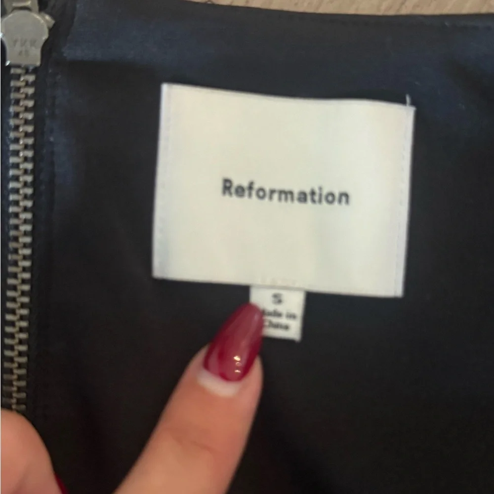Reformation Black Corset Top - Picture 3 of 3